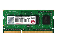 Bild von TRANSCEND SODIMM DDR3L 1333Mhz 2GB Non-ECC SRx8 1.35V CL9