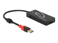 Bild von DELOCK Externer USB 3.1 Gen 1 Hub USB Typ-A > 3 x USB Typ-A + 2 Slot SD Card Reader
