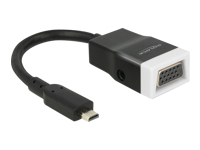 Bild von DELOCK Adapterkabel micro HDMI-D Stecker > VGA Buchse mit Audio (ohne Muttern)