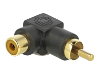 Bild von DELOCK Cinch Adapter Stecker zu Buchse gewinkelt