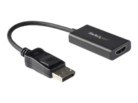 Bild von STARTECH.COM DisplayPort auf HDMI Adapter mit HDR - 4K 60Hz - Schwarz - DP auf HDMI Konverter - DP2HD4K60H