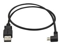 Bild von STARTECH.COM Micro USB Lade- und Sync-Kabel St/St - Links gewinkelt Micro-USB - 0,5m