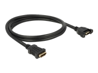 Bild von DELOCK Kabel HDMI-A Buchse > HDMI-A Buchse zum Einbau 4K 30 Hz 1 m