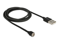 Bild von DELOCK Magnetisches USB Daten- und Ladekabel schwarz 1,1m