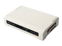 Bild von DIGITUS Fast Ethernet Printserver 2+1 port 2xUSB2.0 1xParallel 1xRJ-45 inkl. Netzteil