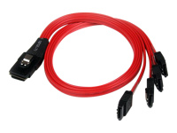 Bild von STARTECH.COM SFF-8087 auf 4x SATA Kabel 50 cm - Internes Mini SAS auf Serial-ATA Reverse Multilane Kabel