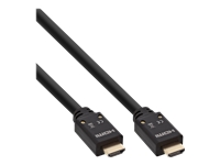 Bild von INLINE HDMI Aktiv HighSpeed Kabel St/St mit Ethernet 4K2K vergoldete Kontakte schwatz 15m
