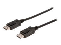 Bild von ASSMANN DisplayPort Anschlusskabel DP St/St 1,0m m/Verriegelung DP 1.1 konform sw