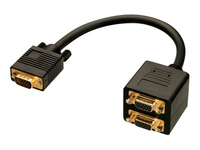 Bild von LINDY VGA-Splitterkabel, 2 Port 1 x VGA St. an 2x VGA Kupp.