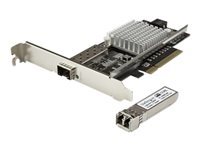 Bild von STARTECH.COM 1 Port 10G SFP+ Glasfaser PCIe Netzwerkkarte - Intel Chip - St/St - PCI Express 10G NIC mit Multimode Empfänger