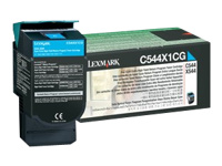 Bild von LEXMARK C544, X544 Toner cyan Extra hohe Kapazität 4.000 Seiten 1er-Pack Rückgabe