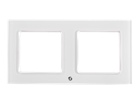 SHELLY Wall Frame 2 White 2-Gang Wall Switch Frame