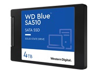 Bild von WD Blue SA510 SSD 4TB SATA III 6Gb/s cased 6,9cm 2,5Zoll 7mm internal single-packed