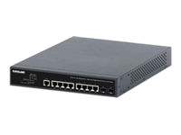 Bild von INTELLINET 10-Port L2+ Fully Managed PoE++ Switch mit 8 Gigabit-Ports und 2 SFP-Uplinks 242 W PoE-Leistungsbudget 19Z Montagewinkel