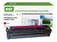 ESR Toner cartridge compatible with HP CB543A/CE323A/CF213A/Canon 1978B002 magenta remanufactured 1.400 pages