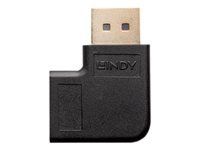 Bild von LINDY DisplayPort 1.4 Adapter 90 Grad links Winkeladapter M/F