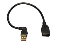 Bild von EATON TRIPPLITE USB A/A Extension Cable USB-A Right-Angle M to USB-A F 10Zoll 25,4cm