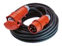 Bild von BACHMANN Extension 5G1,5mm sw 25m H07RN-F CEE 16A rot 400V