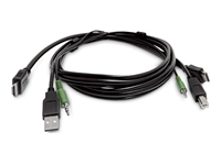 Bild von STARTECH.COM 1,8m HDMI KVM Kabel USB 2.0 3,5mm Audio universell kompatibles Kombikabel fur KVM Switch TAA