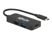 Bild von EATON TRIPPLITE USB-C Multiport Adapter - HDMI 4K 60 Hz 4:4:4 HDR USB-A 100W PD Charging Black