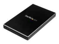 Bild von STARTECH.COM USB 3.1 (10 Gbps) Festplattengehäuse für 6,35cm 2,5zoll SATA Laufwerke - Gehäuse für SSD/HDD - Aluminium