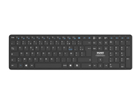 PORT DESIGNS Rechargeable Bluetooth Keyboard Ultra Slim and Elegant Design Rechargeable Battery 10meters Bluetooth range Compatible