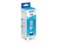 EPSON ECOTANK 106 CYAN 70ML - Musteet, paperit ja väripatruunat - 8715946643311 - 1