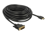 Bild von DELOCK Kabel DVI 18+1 Stecker > HDMI-A Stecker 10 m schwarz