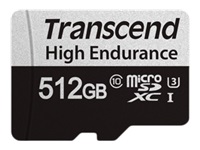Bild von TRANSCEND 512GB microSD w/adapter UHS-I U3 High Endurance