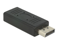 Bild von DELOCK Adapter DisplayPort 1.2 Stecker > DisplayPort Buchse 19 Pin black