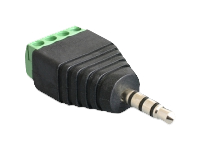 Bild von DELOCK Adapter Terminalblock > Klinke 3,5mm Stecker 4 Pin