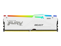 Bild von KINGSTON 16GB 6000MT/s DDR5 CL30 DIMM FURY Beast White RGB EXPO
