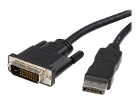 Bild von TECHLY Konverterkabel DisplayPort 1.2 auf DVI DisplayPort 20-poliger Stecker auf DVI 24+1-poliger Stecker schwarz 3m