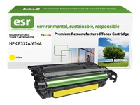 ESR Toner cartridge compatible with HP CF332A yellow remanufactured 15.000 pages