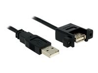 Bild von DELOCK Kabel USB 2.0 A Stecker > USB 2.0 A Buchse zum Einbau 1 m