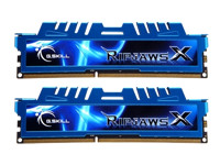 Zestaw pamięci G.SKILL RipjawsX F3-2400C11D-8GXM (DDR3 DIMM; 2 x 4 GB; 2400 MHz; CL11)