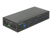 Bild von DELOCK Externer Industrie Hub 4 x USB 3.0 Typ-A mit 15 kV ESD Schutz