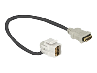 Bild von DELOCK Keystone Modul HDMI Buchse > HDMI Buchse 110 mit Kabel