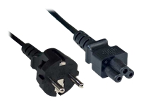 Bild von INLINE Notebook Netzkabel, 3pol Kupplung 2m schwarz