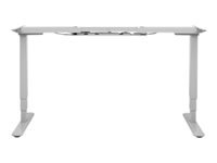 Bild von DIGITUS Elektrisch Höhenverstellbares Tischgestell Höhe 62-128cm für Platten bis 200cm, Grau/Silber
