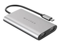 Bild von TARGUS Hyper HyperDrive USB-C To Duel HDMI Adapter+PD over USB M1
