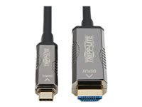 Bild von EATON TRIPPLITE High-Speed USB-C to HDMI Fiber Active Optical Cable AOC - UHD 4K 60Hz HDR CL3 Rated Black 10m