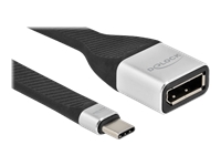 Bild von DELOCK FPC Flachbandkabel USB Type-C zu DisplayPort DP Alt Mode 4K 60Hz 14cm