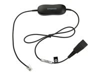 JABRA Smart Cord QD to RJ10 straight 0.8meters with 8-position switch configurator for STD Headsets