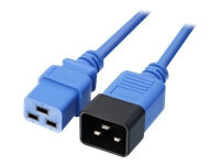 Bild von LINDY 3m IEC C19 auf IEC C20 Verl, blau