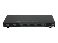 Bild von TECHLY HDMI 4x2 Matrix Switch 4Kx2K schwarz  Einfaches Umschalten zwischen den vier HDMI-Quellen Unterstuetzt HDCP 1.4