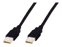 Bild von ASSMANN USB Anschlusskabel Typ A St/St 1,0m USB 2.0 kompatibel sw
