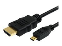 Bild von STARTECH.COM 1 m High Speed HDMI-Kabel mit Ethernet - HDMI auf HDMI Micro - Stecker/Stecker