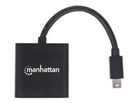 Bild von MANHATTAN Mini-DisplayPort auf HDMI aktiver Mini-DisplayPort-Stecker auf HDMI-Buchse 4K60Hz schwarz