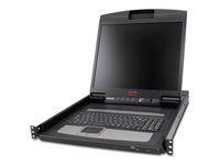 APC LCD Console KVM console 19inch rack-mountable, 1280 x 1024 VGA, Black 1U